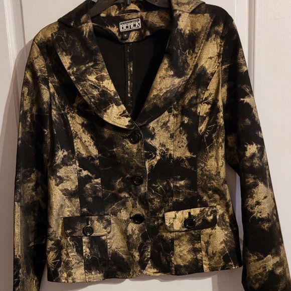 The Collective Works of Berek 2 black and gold tie - Picture 3 of 4